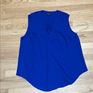 Torrid Blue Sleeveless Blouse